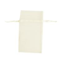 Organza drawstring pouch (Beige color)- 5